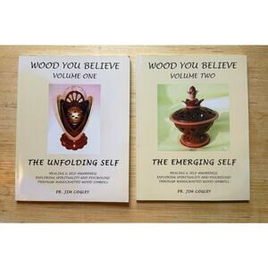 Lot of 2 Wood You Believe by Father Jim Cogley Vol 1 & 2 PB